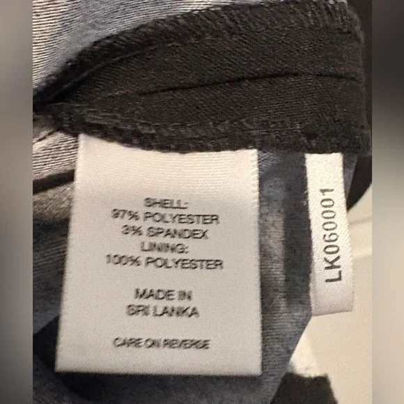 New York & Company Black and Green Floral Midi Dress - Picture 5 of 5